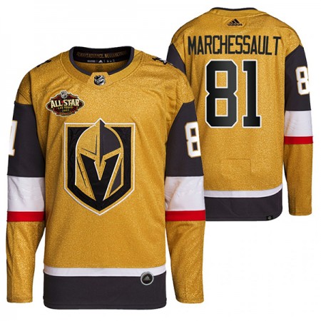 Vegas Golden Knights Jonathan Marchessault 81 2022 NHL All-Star Gold Authentic Shirt - Mannen